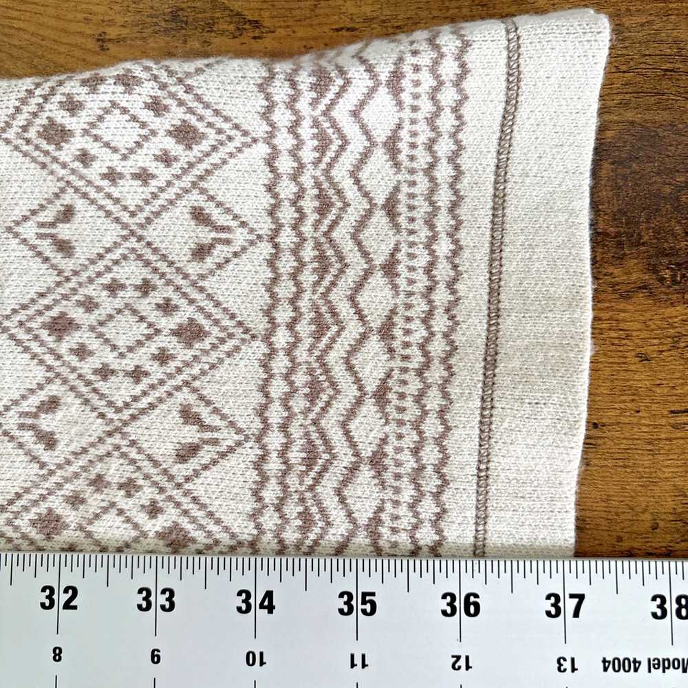 Free People Aventura Sweater Dress Womens M Long Sleeve Knit Diamond Argyle Soft - Picture 7 of 9